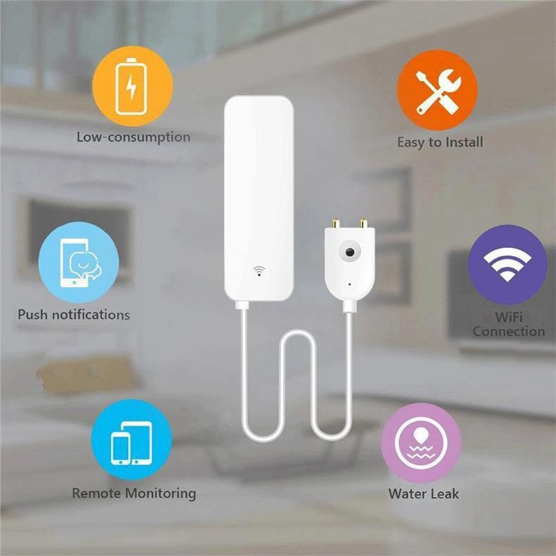 SYW-Tuya WIFI Water Overflows  - огляд і ціна Water Alarm Sensor