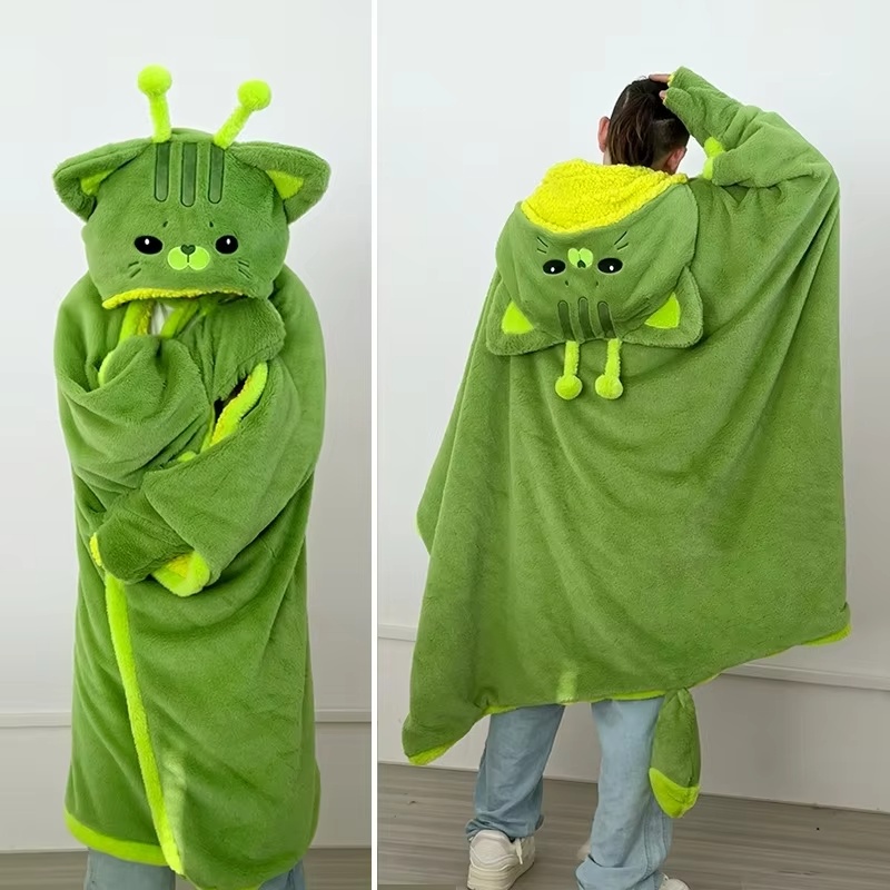 Cartoon Cute Alien Cat Hooded  - огляд і ціна Fire Blanket Kitchen