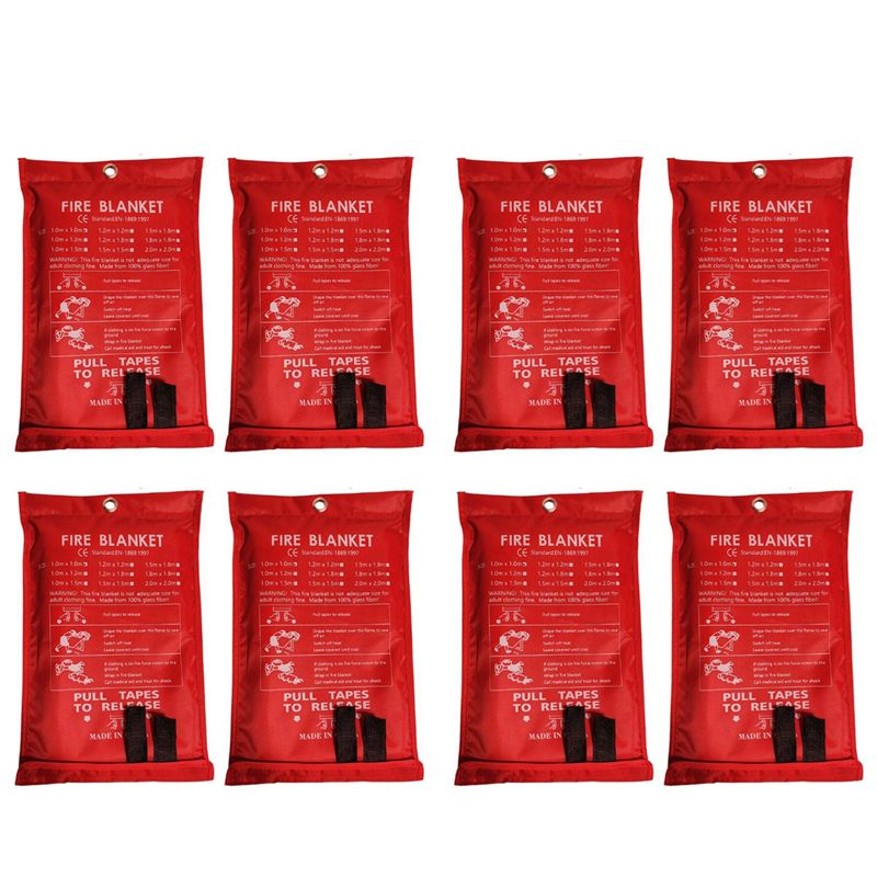B48B-8PCS Emergency Fire Blank - огляд і ціна Fire Blanket Kitchen